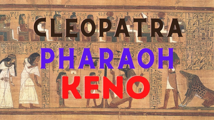 Keno - Cleopatra Pharaoh Keno screenshot-4