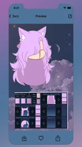 Game screenshot Hair Ideas & Fashion For GACHA apk