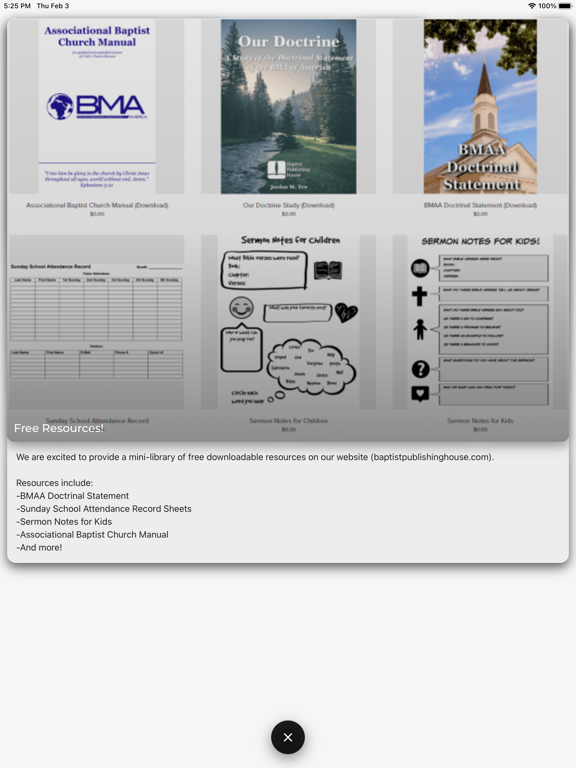 Baptist Publishing House screenshot 2