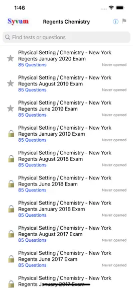 Game screenshot Regents Chemistry apk