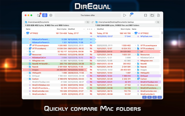 ‎DirEqual Screenshot