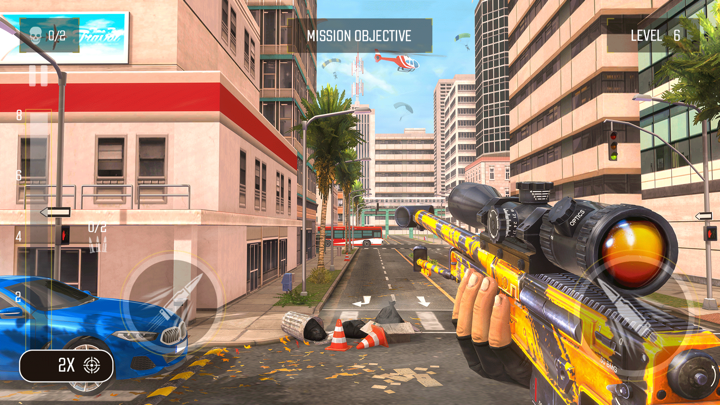 3D War Sniper Warzone Games screenshot 3