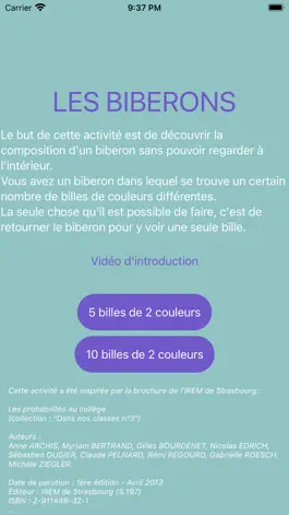 Game screenshot Probabilités : Biberons mod apk