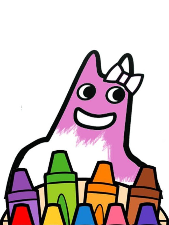 Coloring Of Banban easy paint