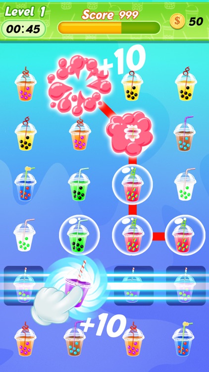 Bubble Tea Match Puzzle