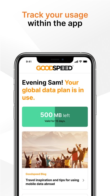 Goodspeed: Travel data plans screenshot-5