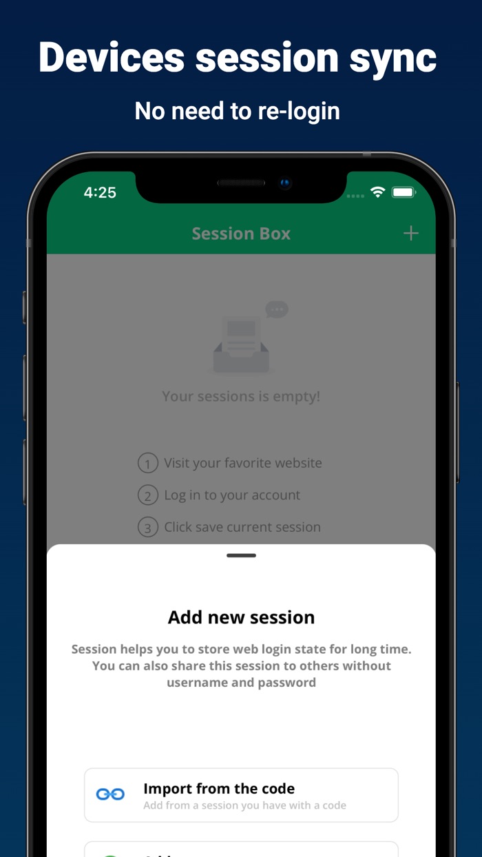 Session Box - Multiple Account