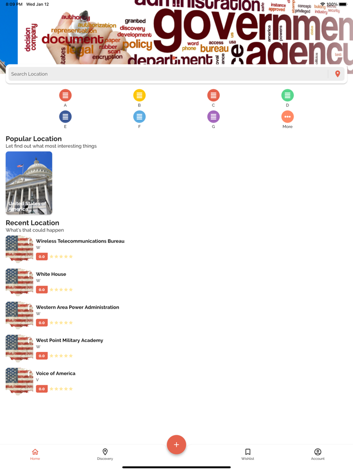 Govt Departments and Agencies