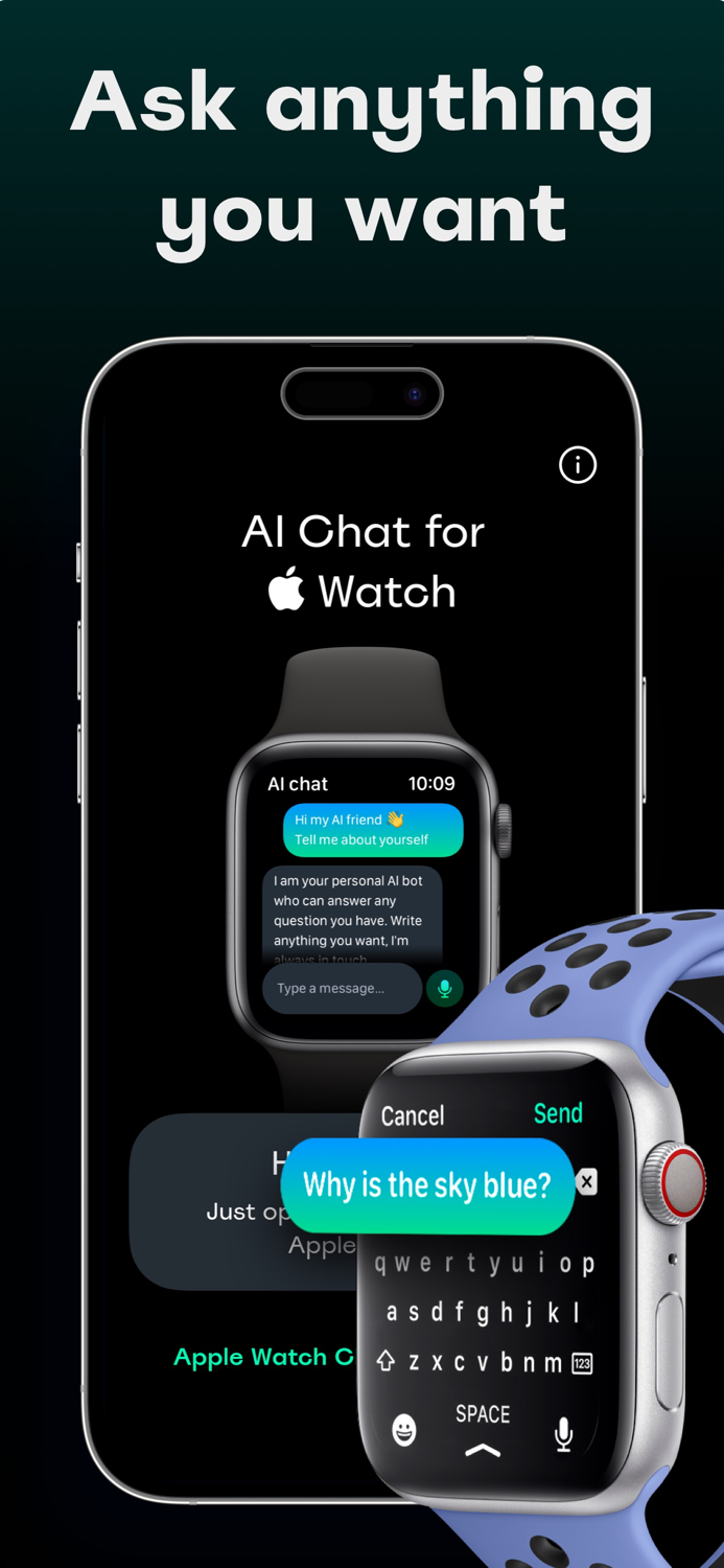 AI Chat Bot for iWatch App