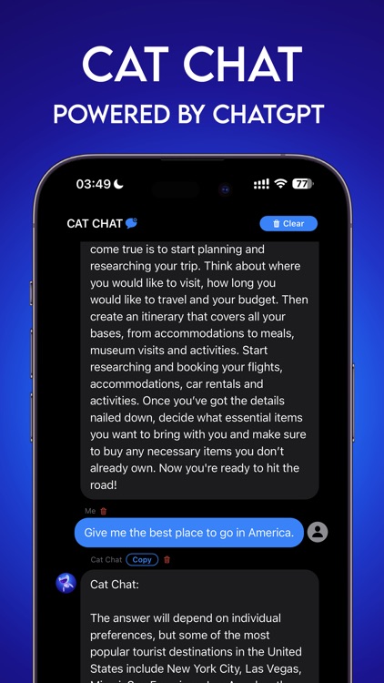 Cat Chat - AI ChatGPT