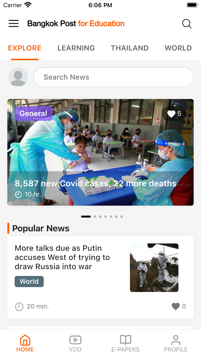 Bangkok Post for Education