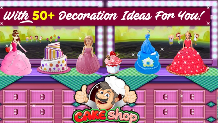 Doll Cake Making & Girl Games screenshot-4