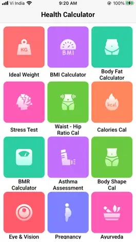 Game screenshot All Health Calculators mod apk