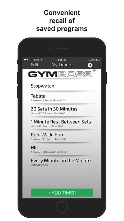 Gymboss Interval Timer