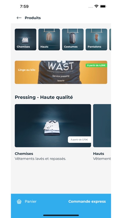 Wast - Le Pressing Mobile screenshot-4