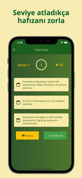 Game screenshot Trivia Sırala hack