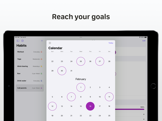 Habits: Daily Progress Tracker screenshot 4