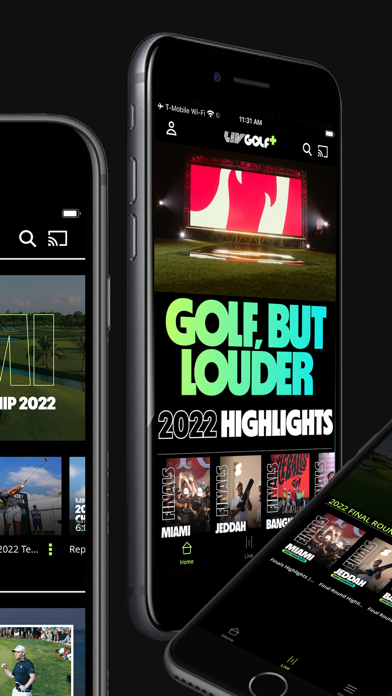 LIV Golf+ Screenshots