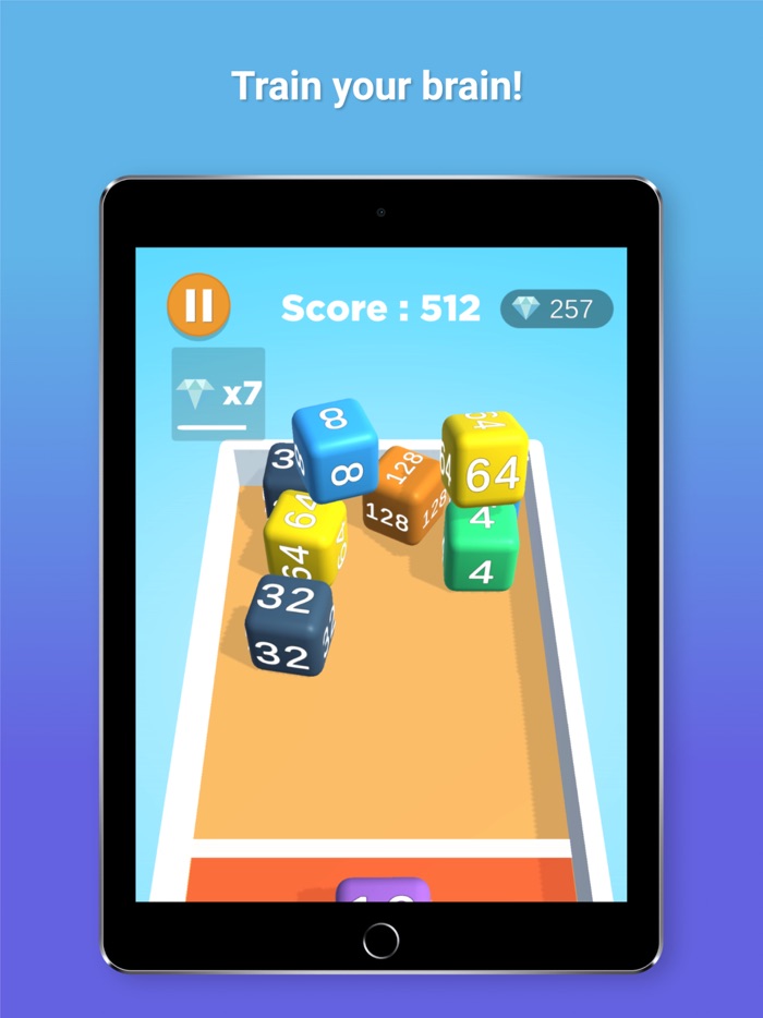 4096 Merge Puzzle Game