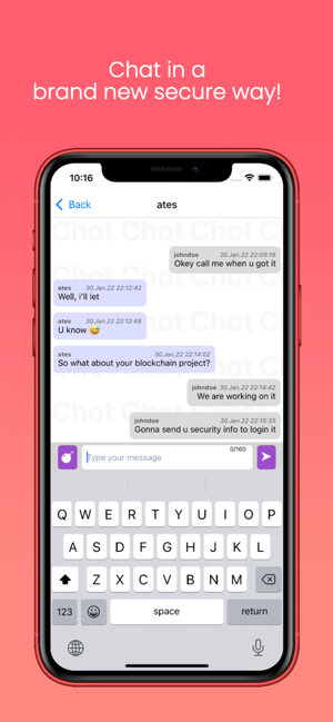 ‎Chot: Secure Instant Messaging Screenshot