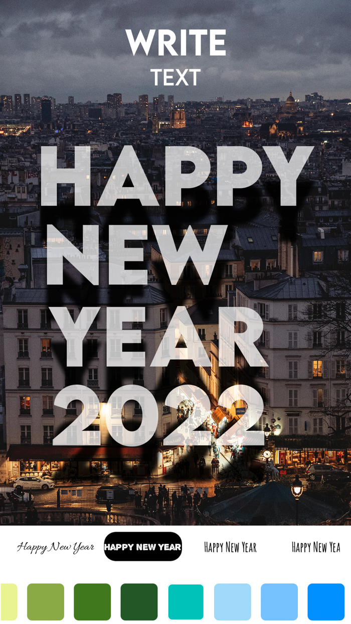 Happy New Year Frames  Cards