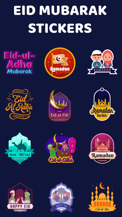 Eid Mubarak - Ramadan Stickers