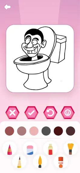 Game screenshot skibidi Toilet Coloring Game mod apk