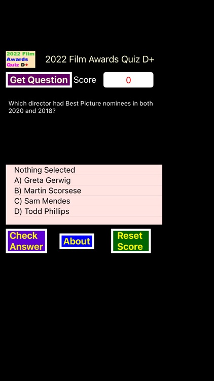 Film Awards Quiz D+ screenshot-6