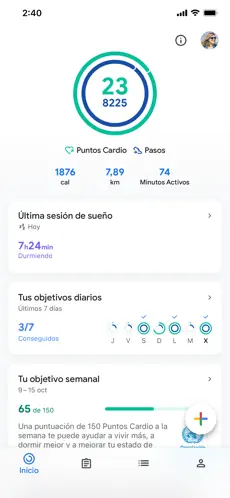 Captura 1 Google Fit: monitor actividad iphone