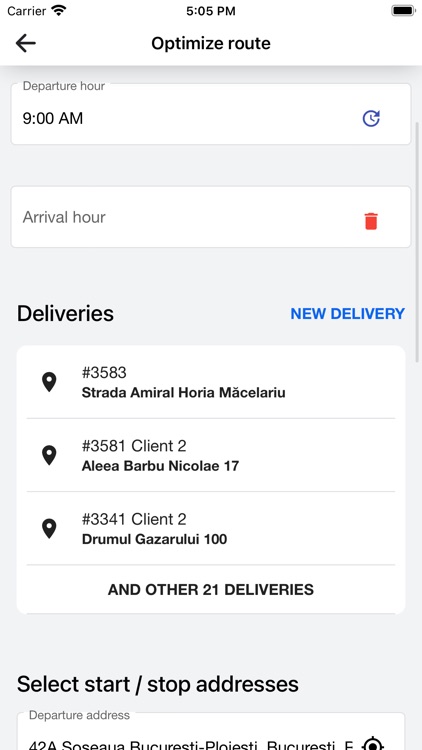 Logistia Route Planner