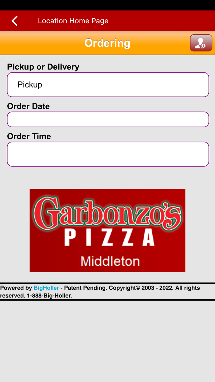 Garbonzo’s Pizza