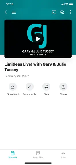 Game screenshot Gary & Julie Tussey Ministries hack