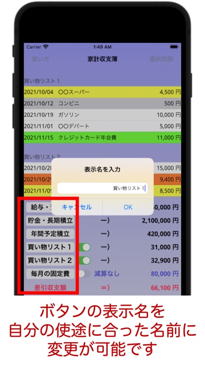 家計収支簿 screenshot-3