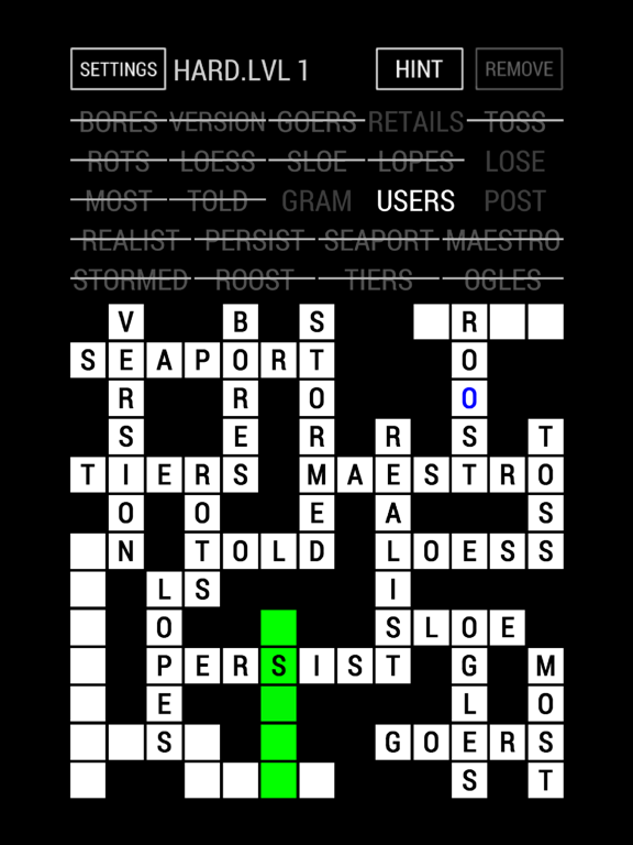 Fill-In Crossword Puzzle screenshot 4
