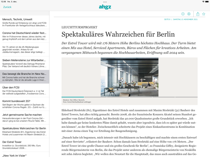 AHGZ Zeitungsapp