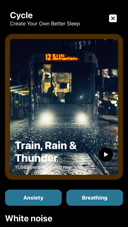Cycle - Create your own sleep