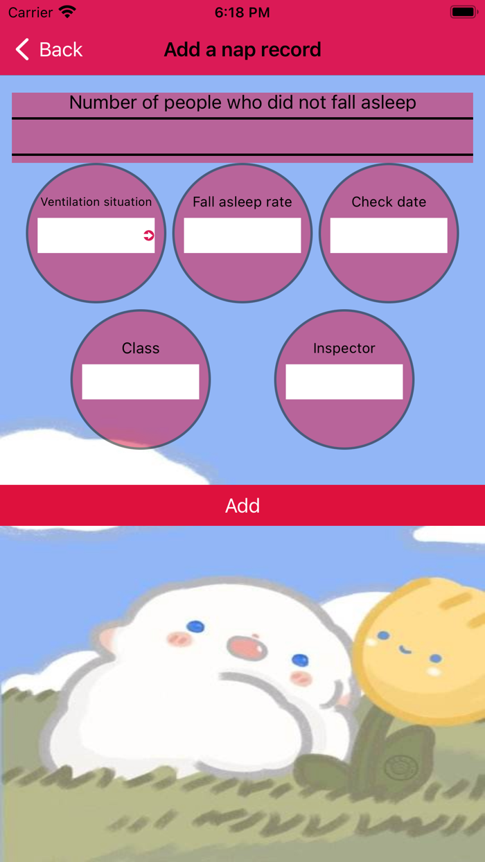 Children Nap Checking List