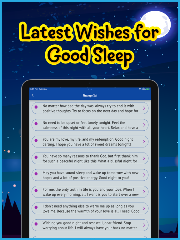 Good Night Gif Image Quote Sms screenshot 3