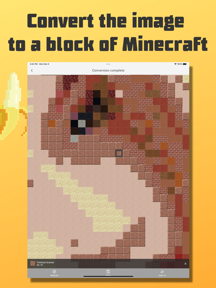 Mosaic art for Minecraft