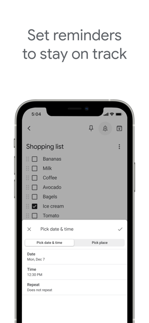 ‎Google Keep - Notes et listes Capture d'écran