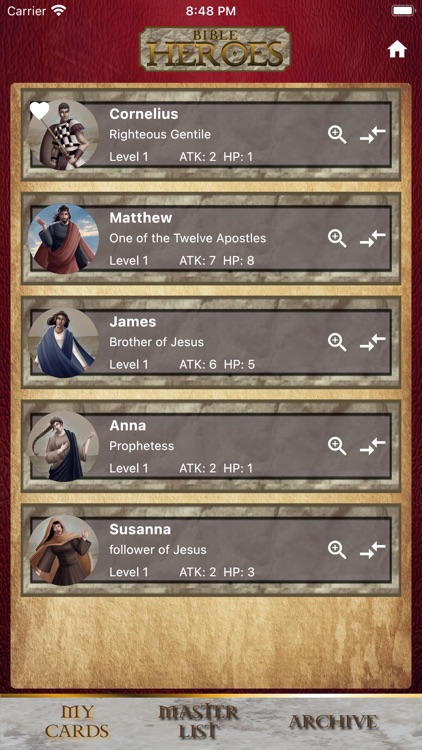 Bible Heroes Trading Card Game screenshot-4