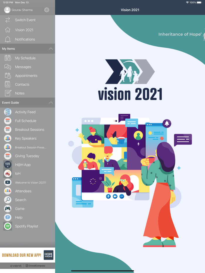 Inheritance of Hope Events