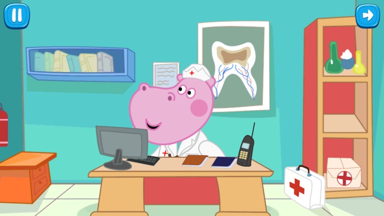 Dentist Hippo: Teeth care screenshot-3