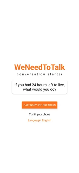 Game screenshot WeNeedToTalk! apk