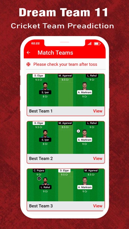 Predicted11™ - Fantasy Team 11