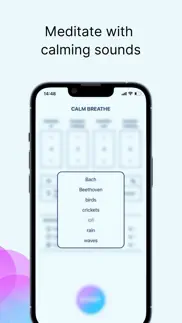 calm breathe - relaxation app iphone screenshot 3