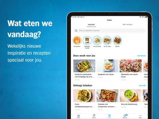 Albert Heijn supermarkt iPad app afbeelding 5