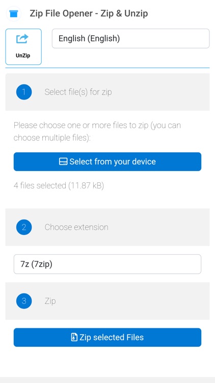 Zip and Unzip - Zip Opener