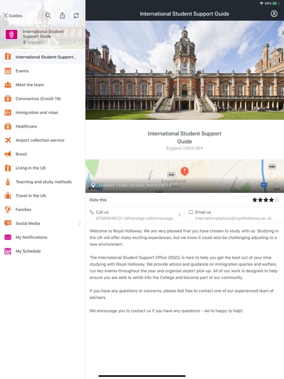 Official Royal Holloway app screenshot 3