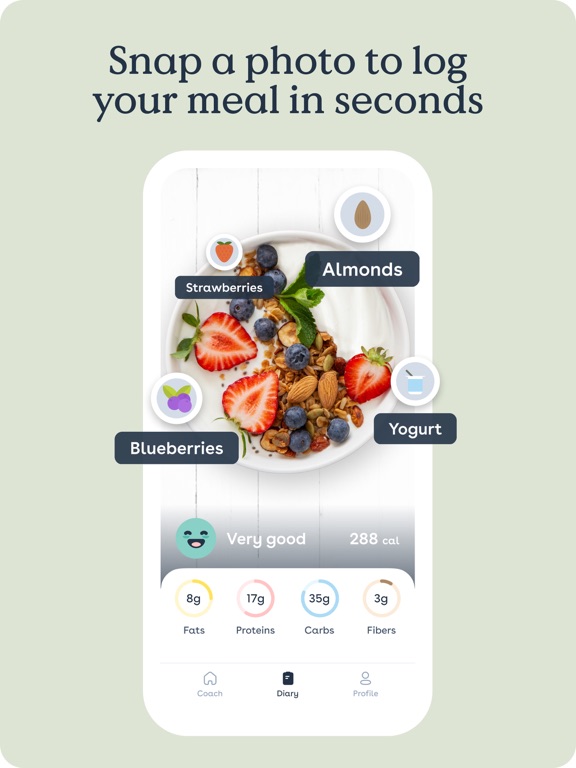 Foodvisor - Nutrition & Diet screenshot 2